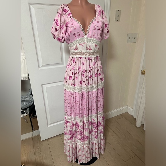 ALTAR’D STATE DARIANNE FLORAL MAXI DRESS - Picture 9 of 16